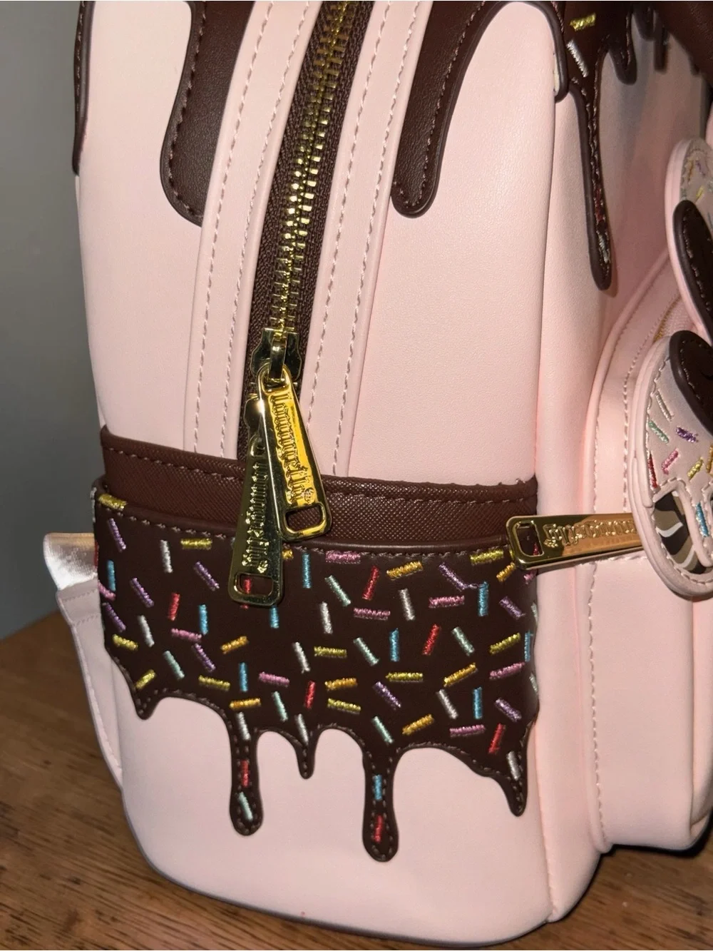 Loungefly Disney Minnie Chocolate Sprinkles Lollipop Mini Backpack